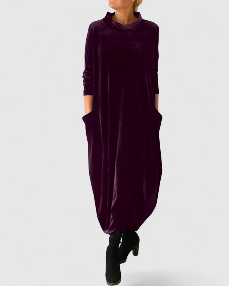 Margaret | Velvet Maxi Dress