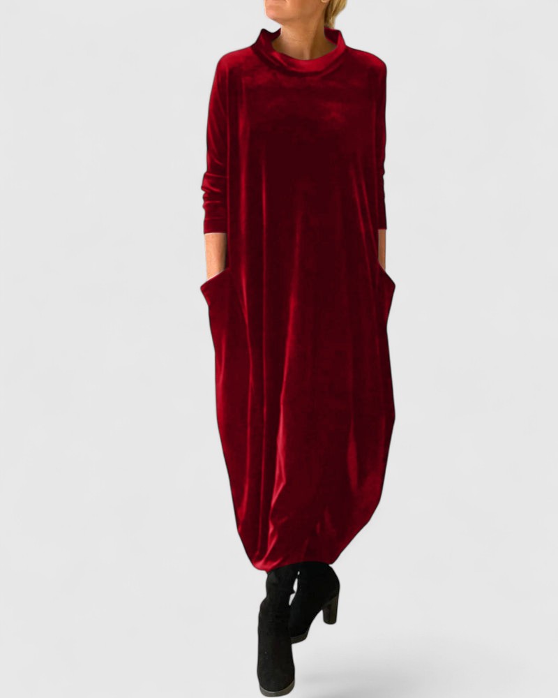 Margaret | Velvet Maxi Dress
