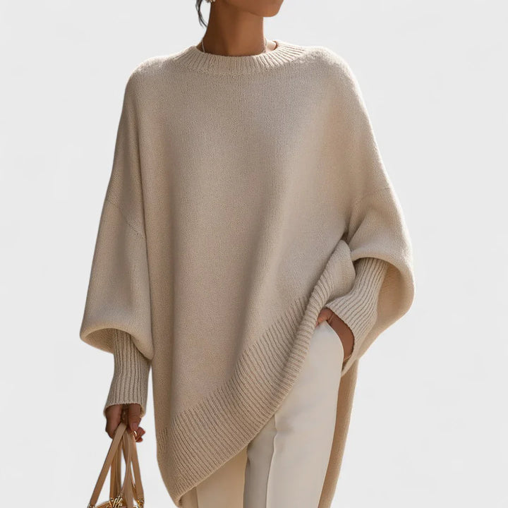 LIV | OVERSIZED PONCHO SIMPLE ELEGANCE