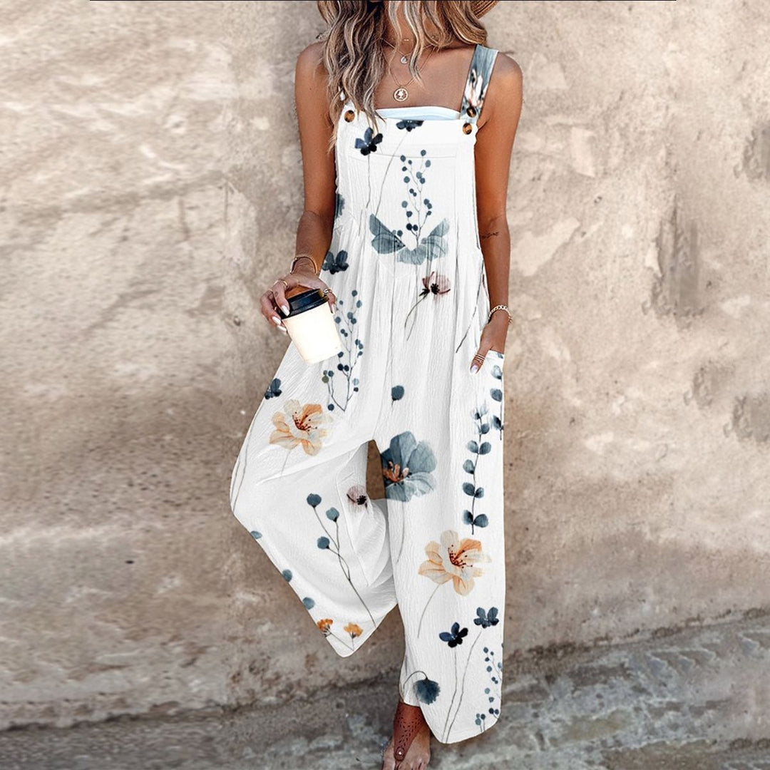 Fiona Floral Overalls