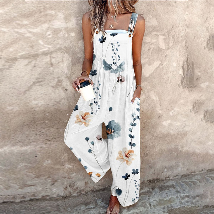 Fiona Floral Overalls
