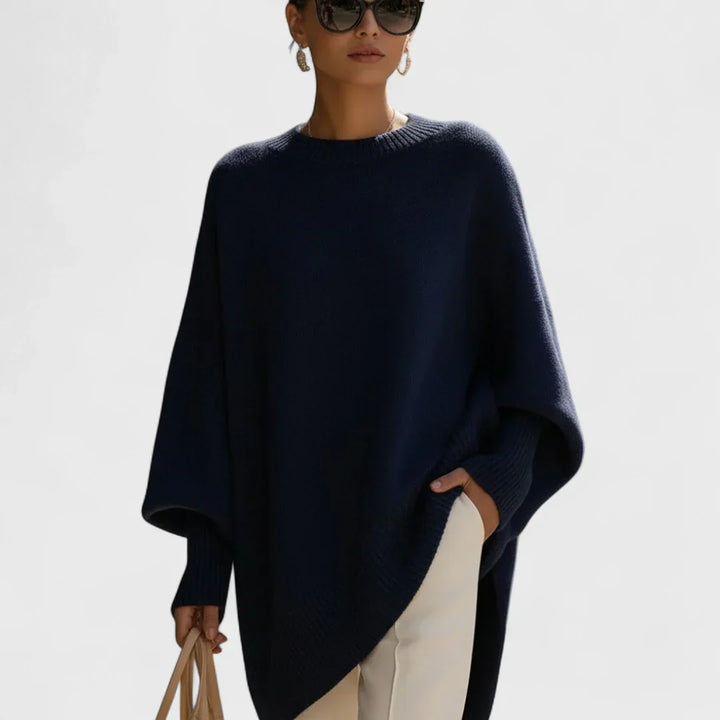 LIV | OVERSIZED PONCHO SIMPLE ELEGANCE