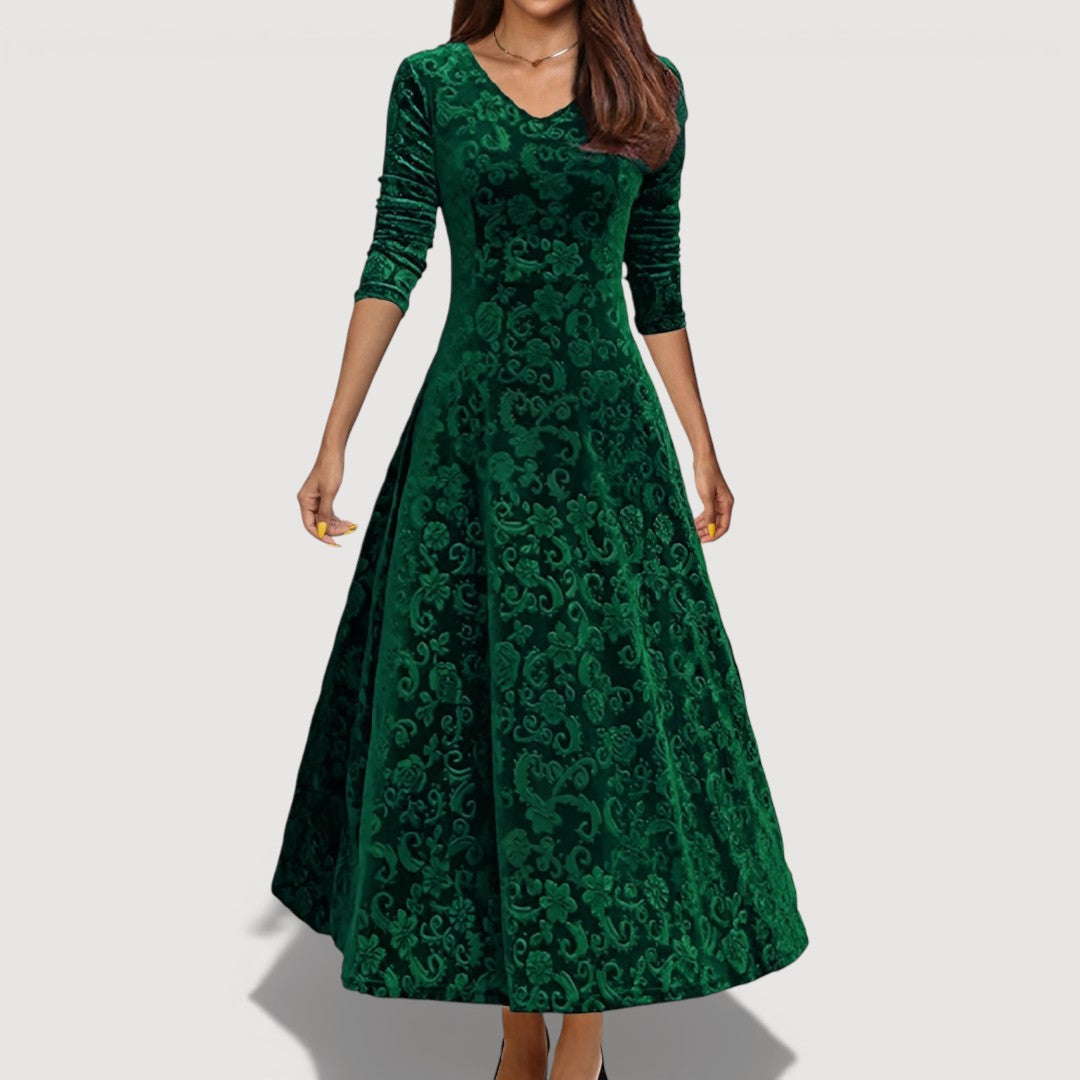 Jillian | Elegant Velvet Dress