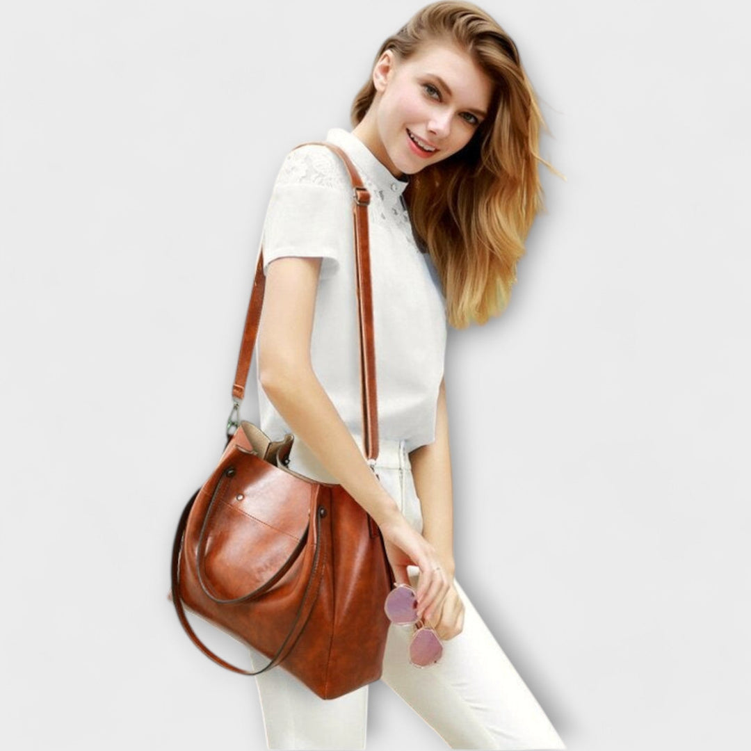 Olivia | 4-Piece Vintage Bag Set