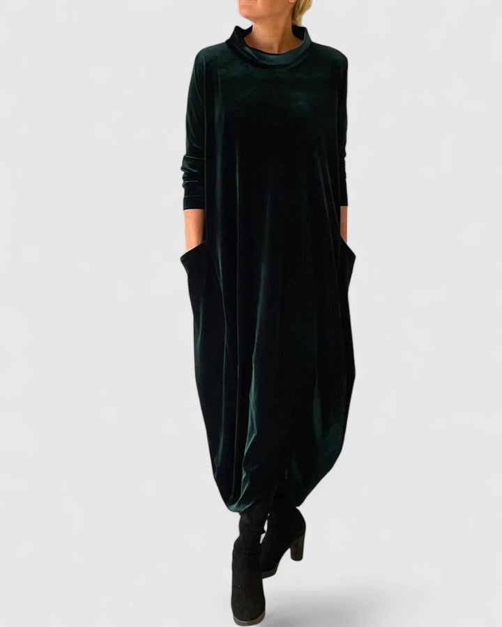 Margaret | Velvet Maxi Dress