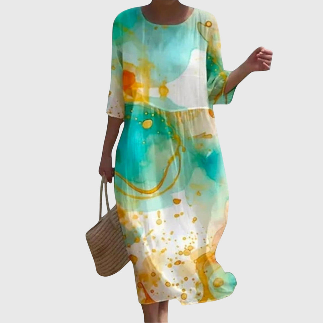 Hannah™ | Stylish Floral Maxi Dress