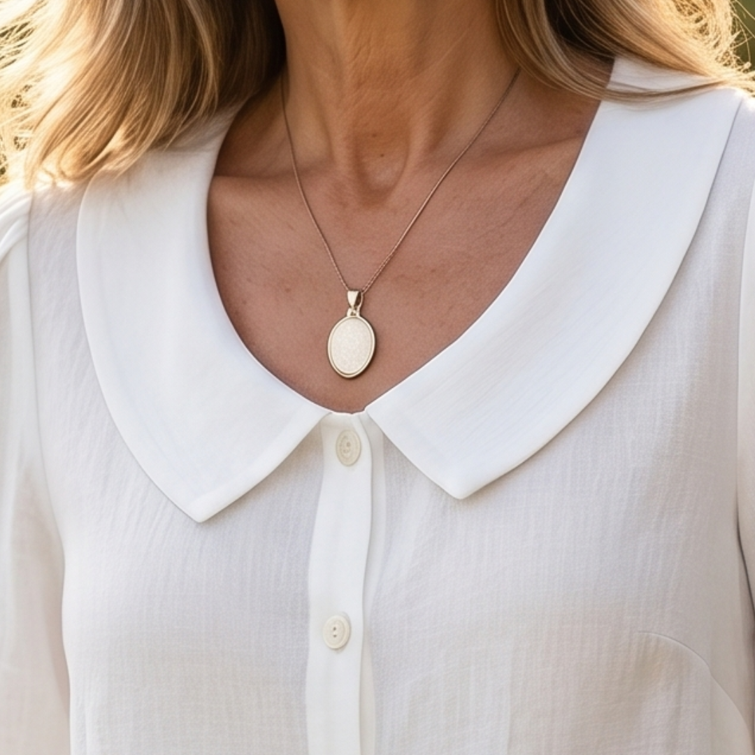 Alessia | Elegant Lightweight Blouse with Rounded Collar