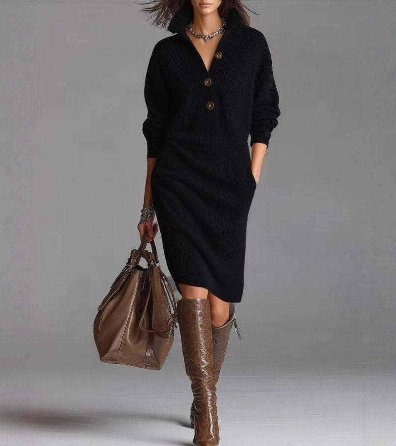 Carmen | Warm Knit Dress Elegant and Comfortable