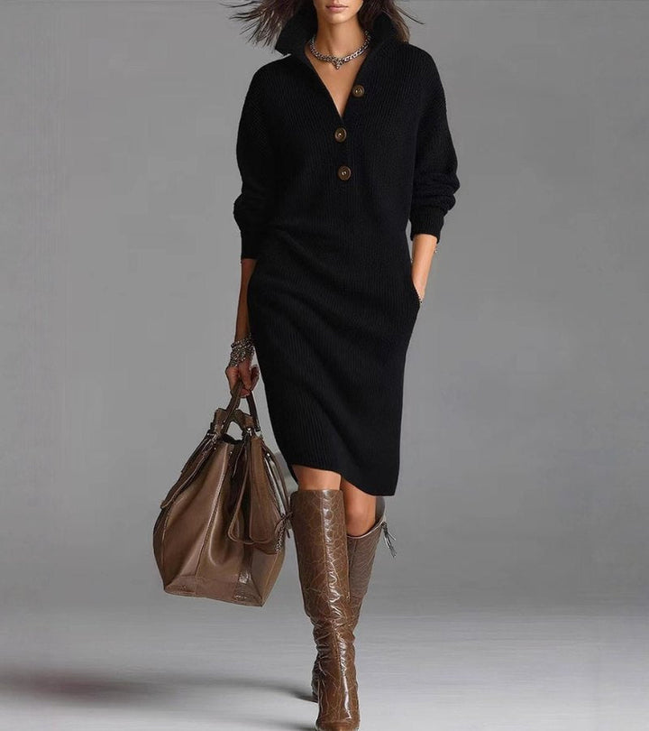 Carmen | Warm Knit Dress Elegant and Comfortable