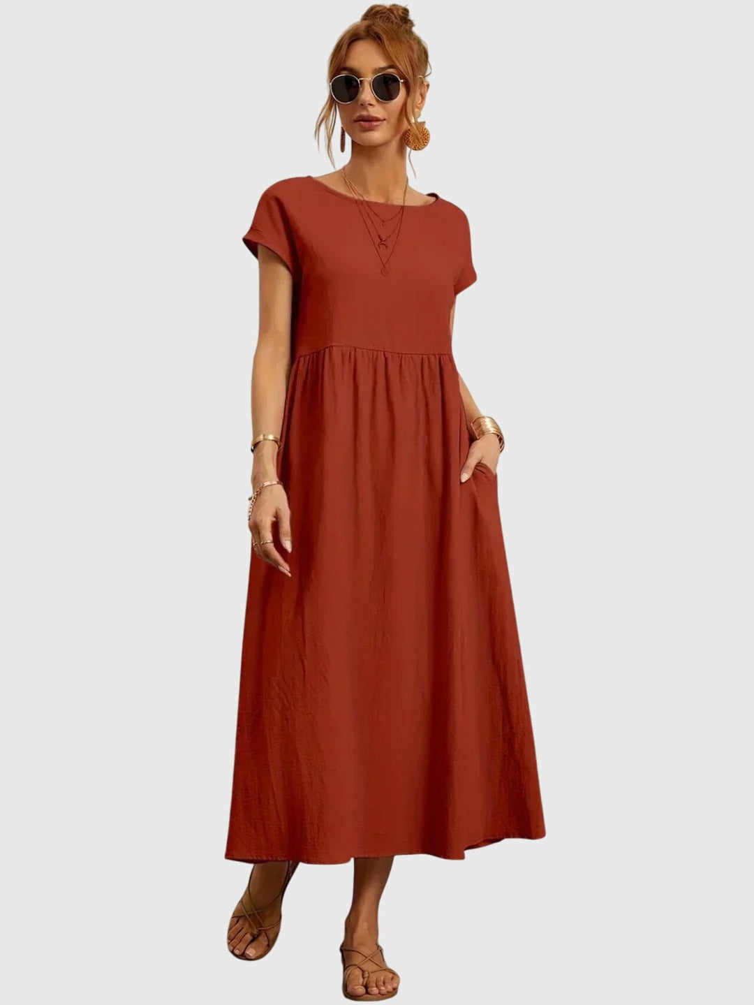 Abigail™ | Casual Pocket Dress