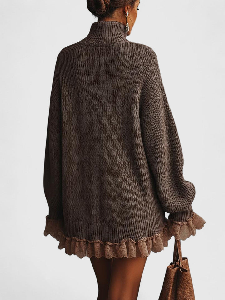 Josephine | Ruffled Knit Dress