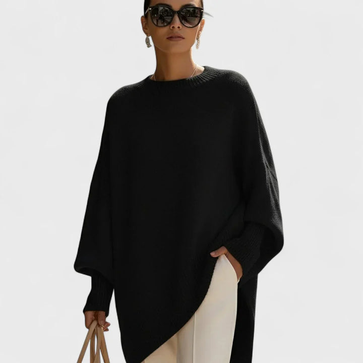 LIV | OVERSIZED PONCHO SIMPLE ELEGANCE