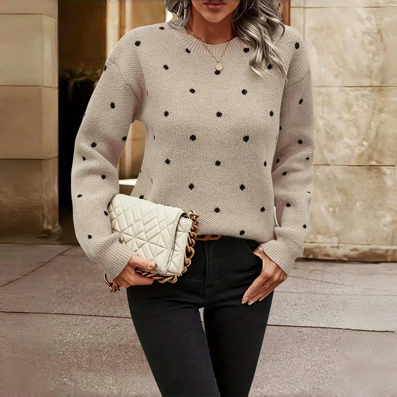 Tatum | Classic Dotted Sweater
