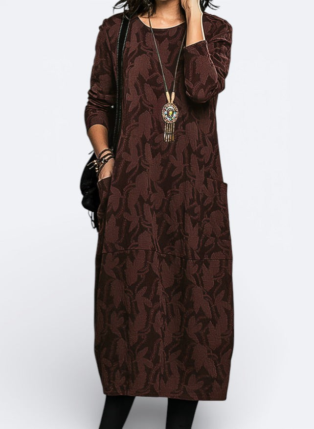 Cassie | Casual Round Neck Winter Dress