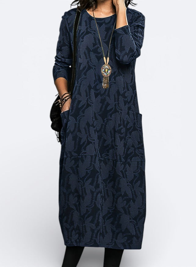 Cassie | Casual Round Neck Winter Dress