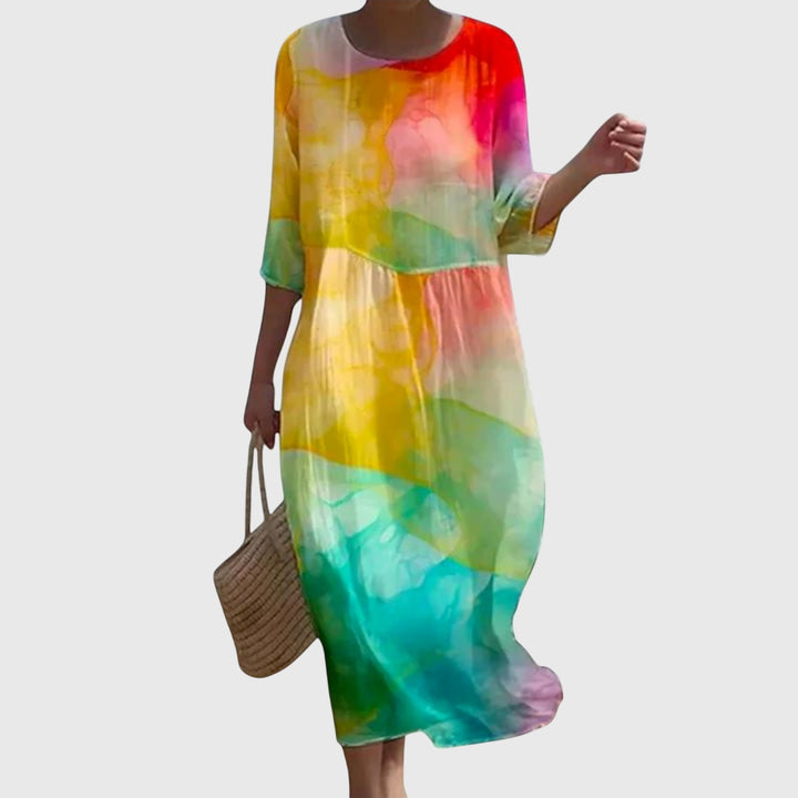 Hannah™ | Stylish Floral Maxi Dress