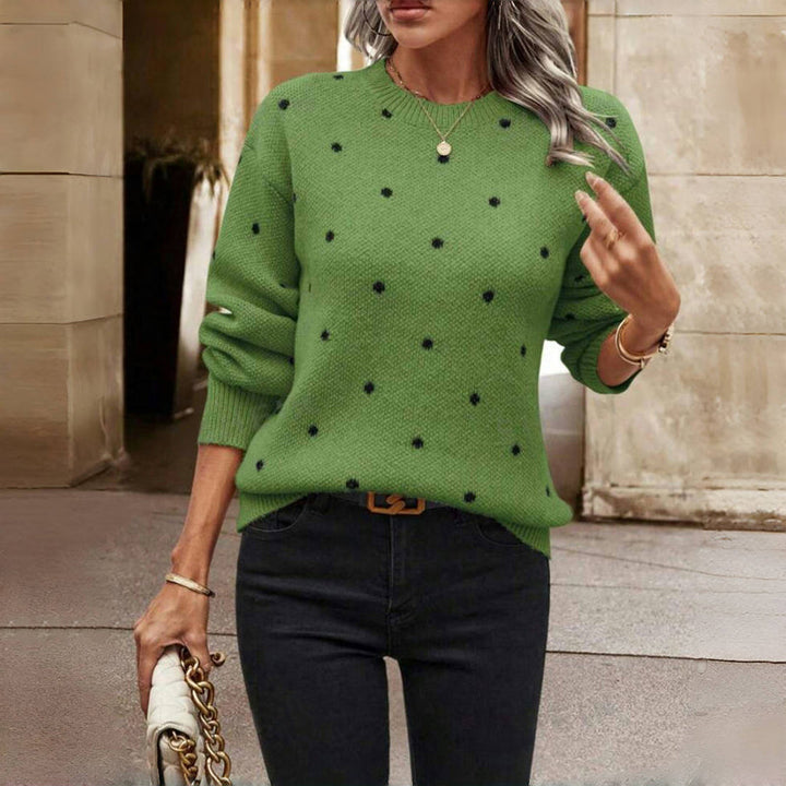 Tatum | Classic Dotted Sweater