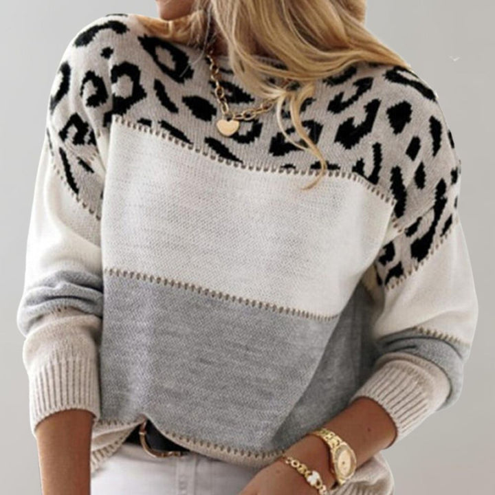 Diana | Elegant Leopard Sweater
