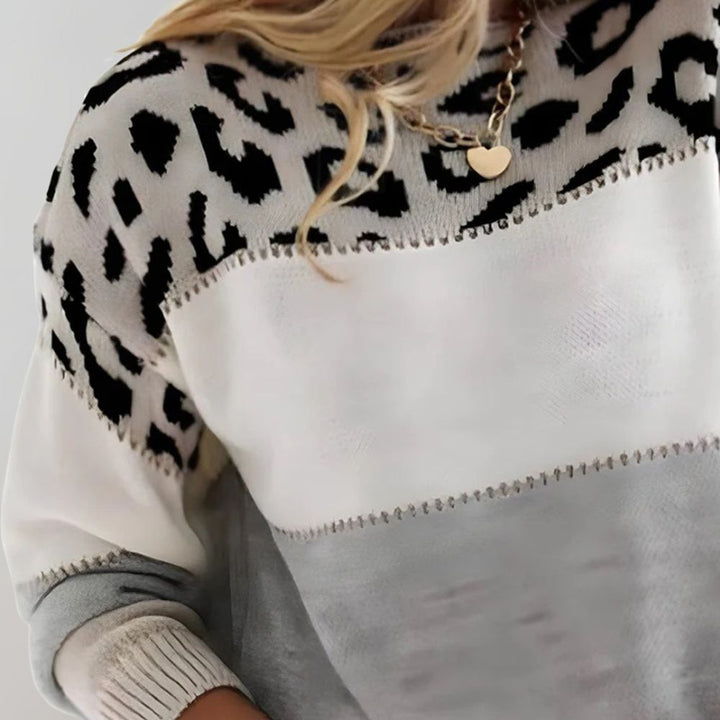 Diana | Elegant Leopard Sweater