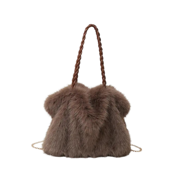 Harper | Plush Velvet Shoulder Tote