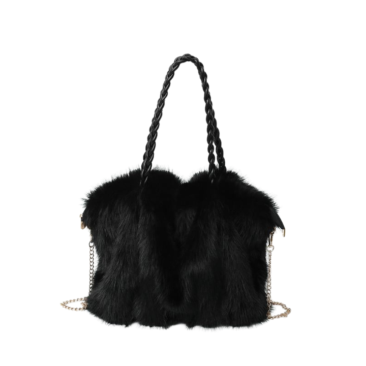 Harper | Plush Velvet Shoulder Tote