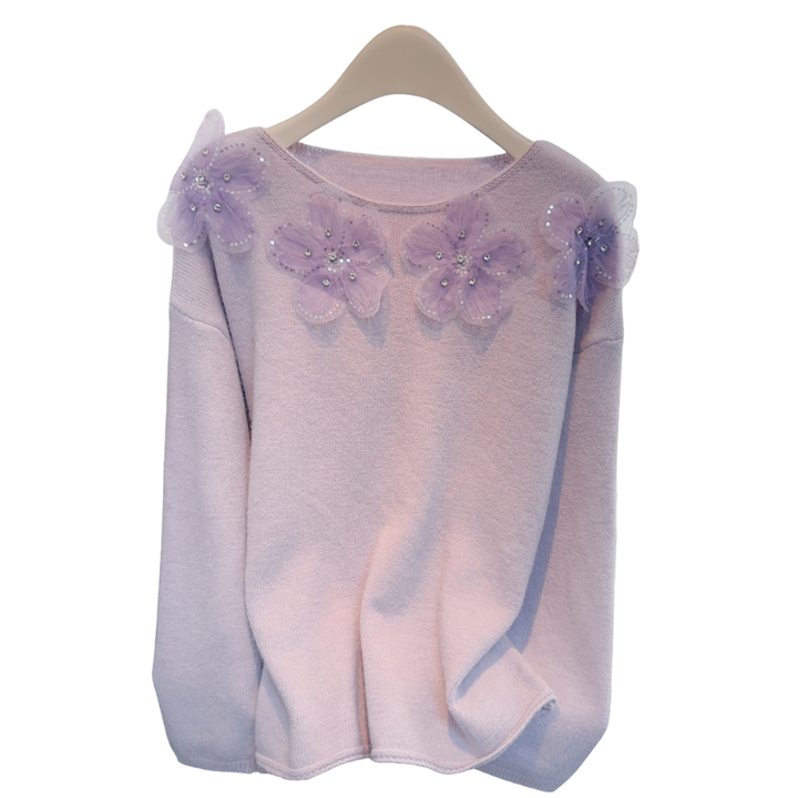 Ava |  Cozy Knit Sweater – One Size