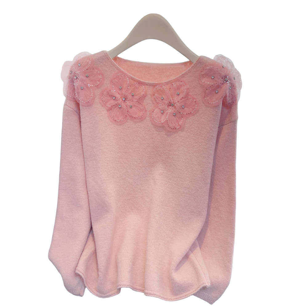 Ava |  Cozy Knit Sweater – One Size