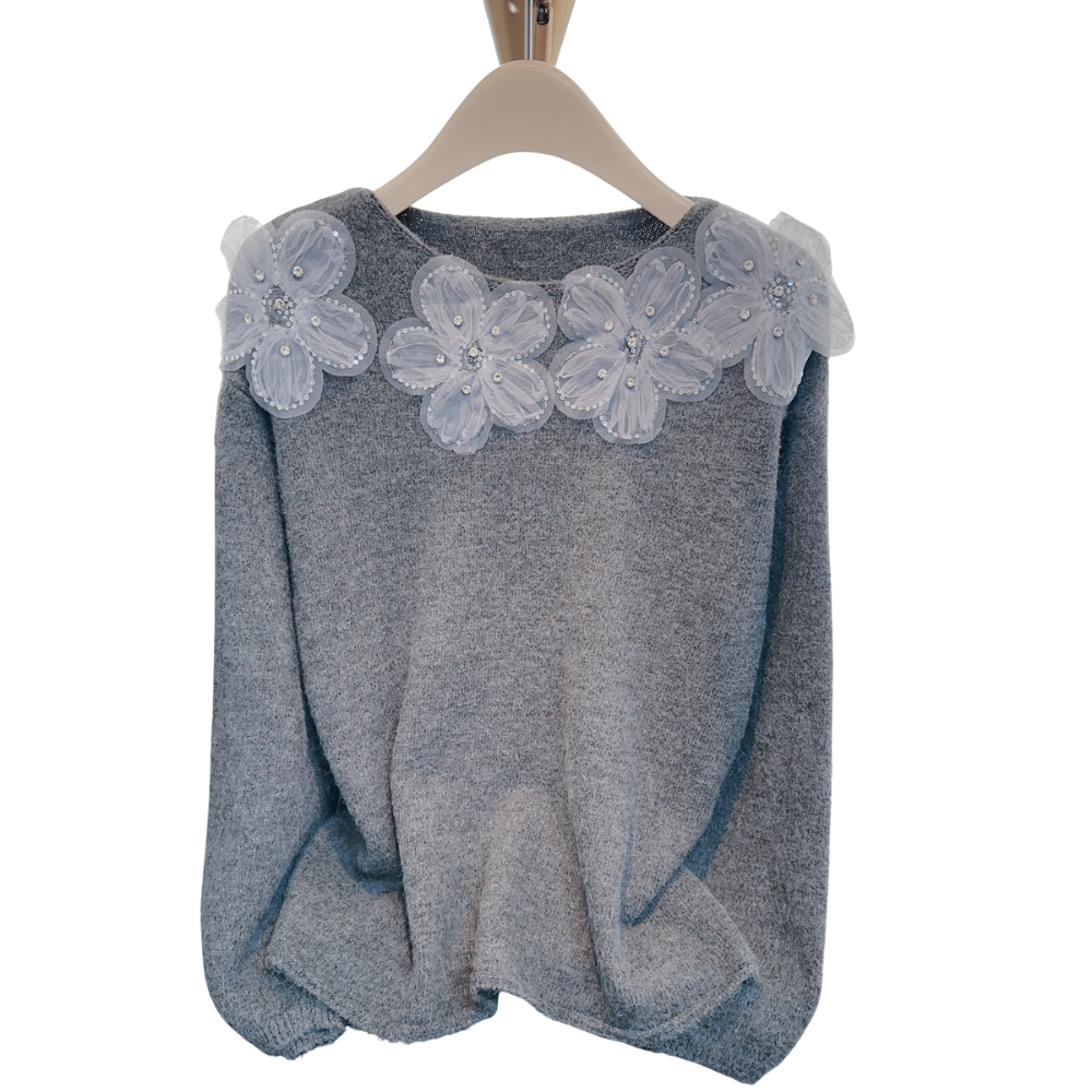 Ava |  Cozy Knit Sweater – One Size