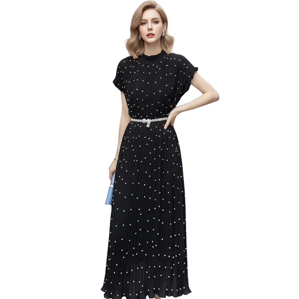 ZaZa | Beaded Maxi Dress Exclusive Blossom Row California Design