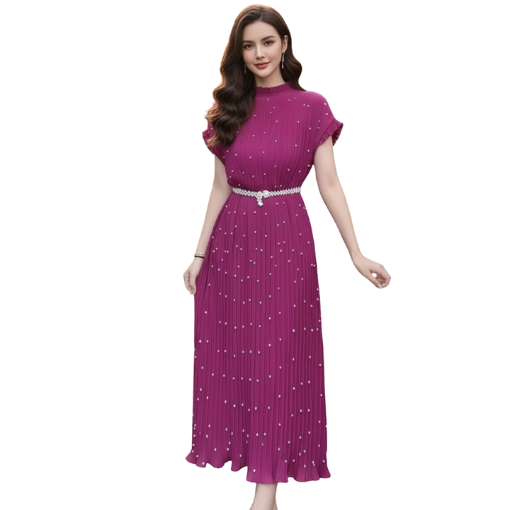 ZaZa | Beaded Maxi Dress Exclusive Blossom Row California Design