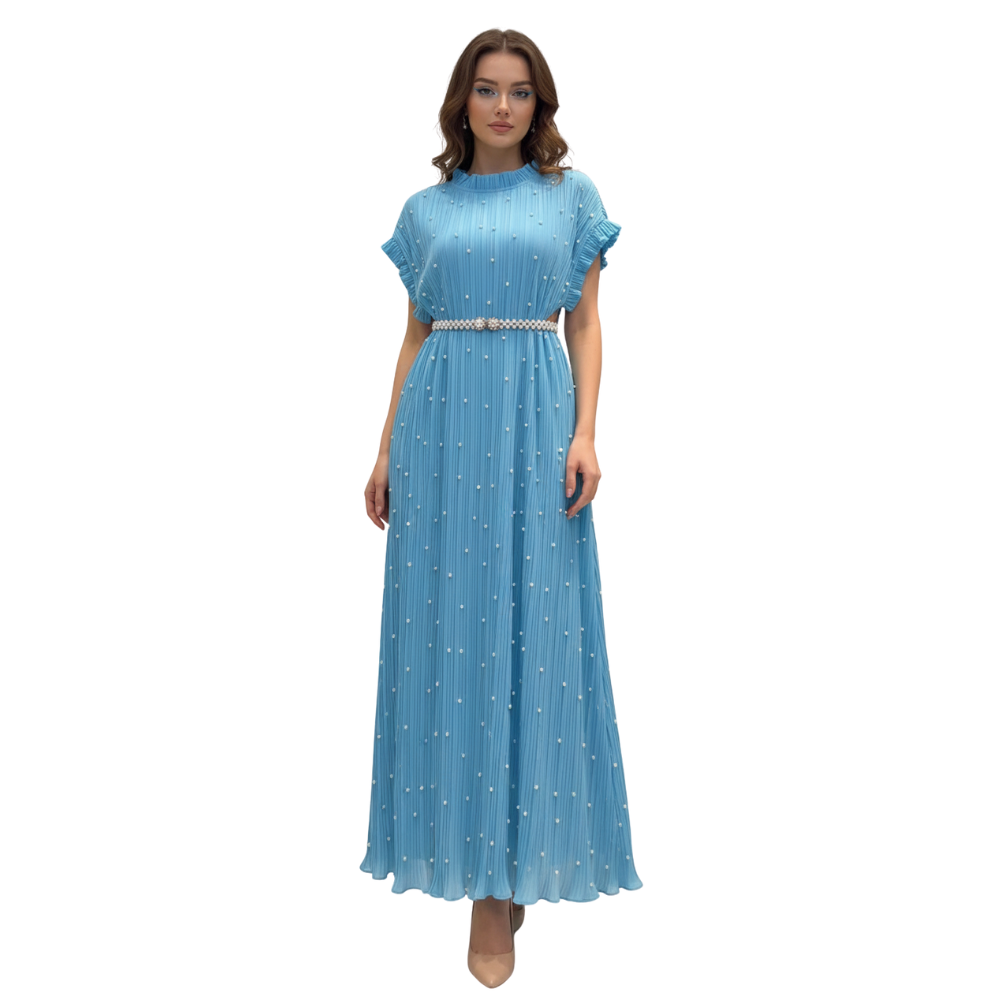 ZaZa | Beaded Maxi Dress Exclusive Blossom Row California Design