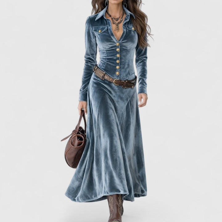 Vena™ | Modern Flowing Maxi Dress