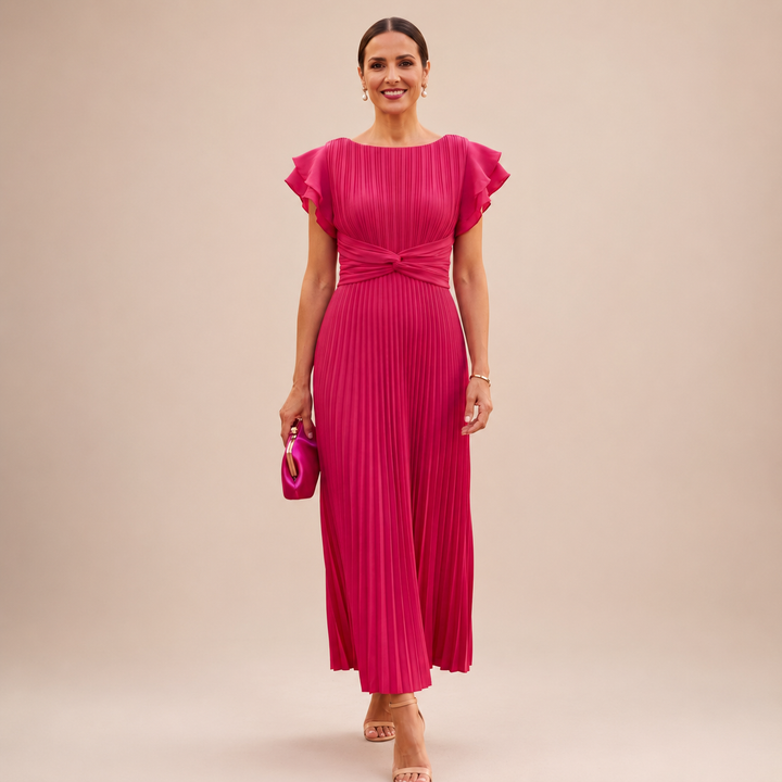 Seraphina | Elegant Pleated Maxi Dress