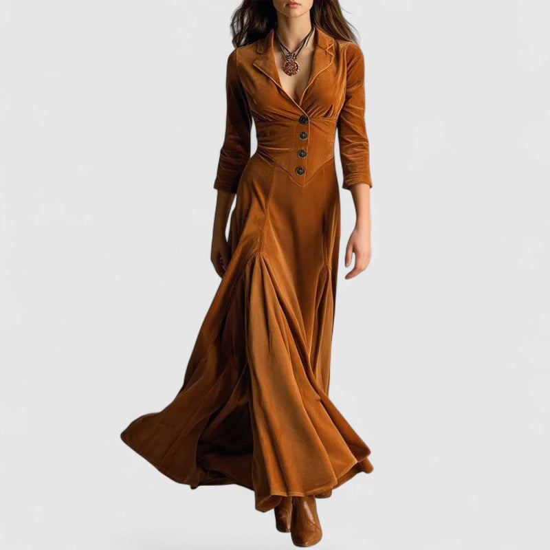 Vivienne | Velvet Maxi Dress