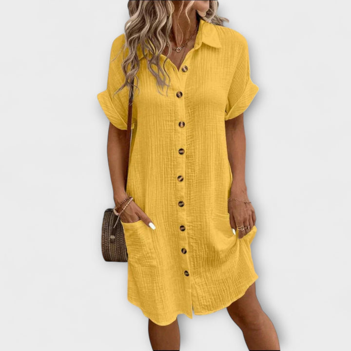 Aria | Casual Polo Shirt Dress