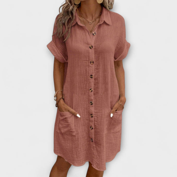 Aria | Casual Polo Shirt Dress
