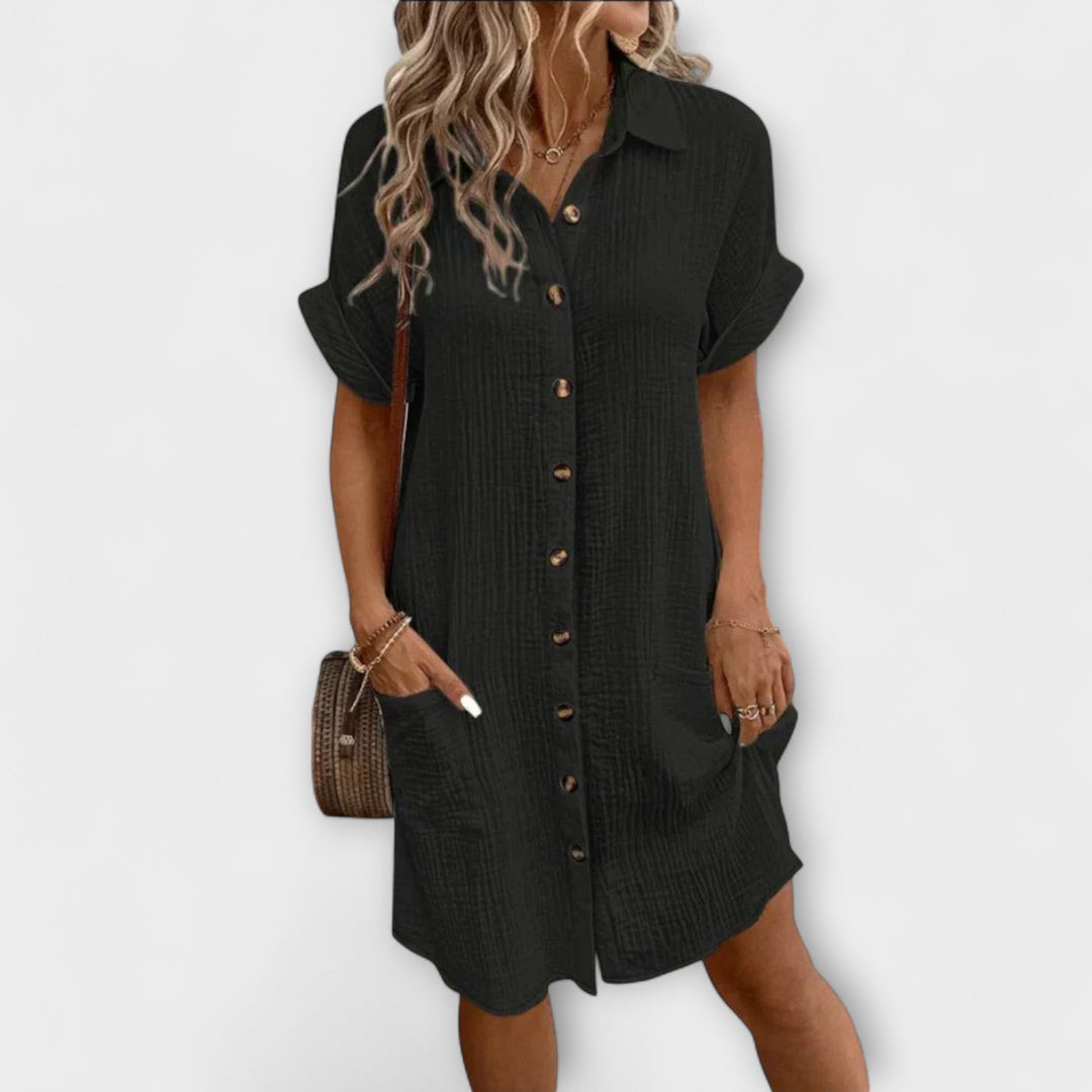 Aria | Casual Polo Shirt Dress