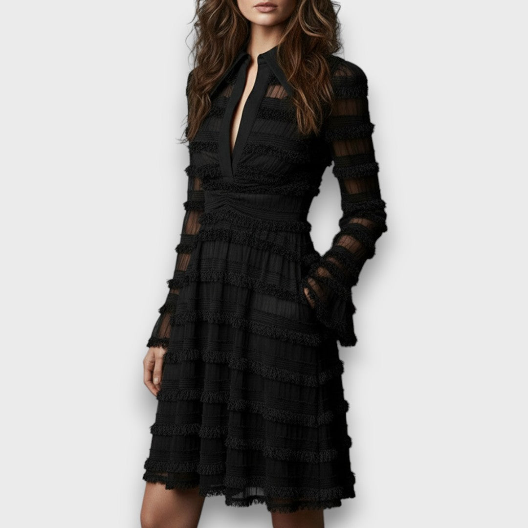 Parisa | Elegant Sheer Midi Dress
