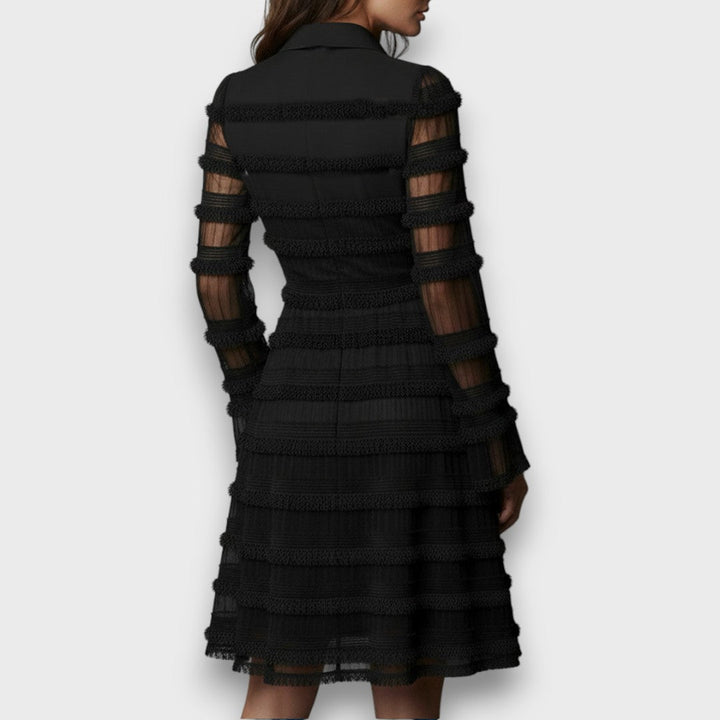Parisa | Elegant Sheer Midi Dress