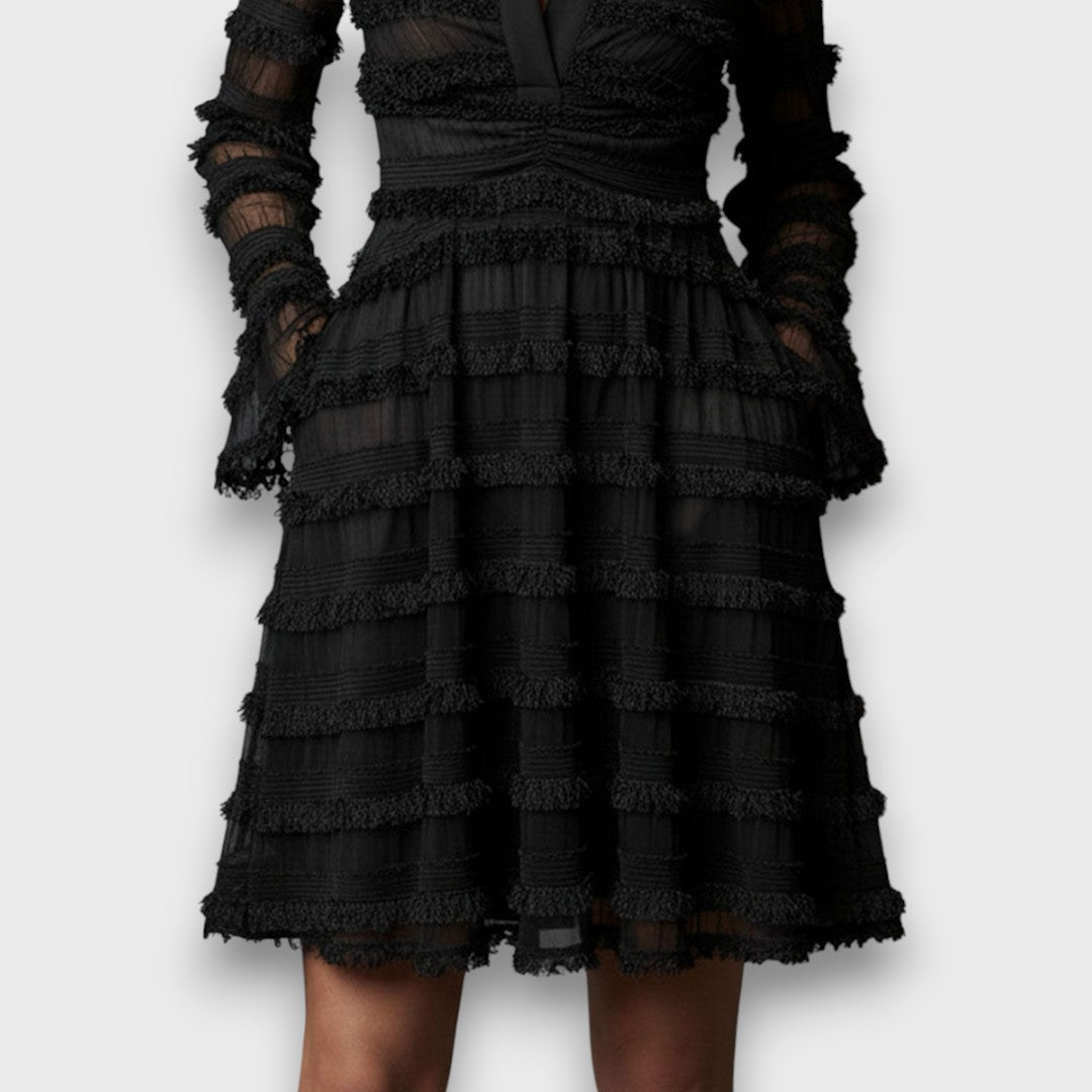 Parisa | Elegant Sheer Midi Dress