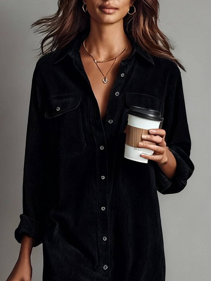 Anna | Loose Corduroy Dress