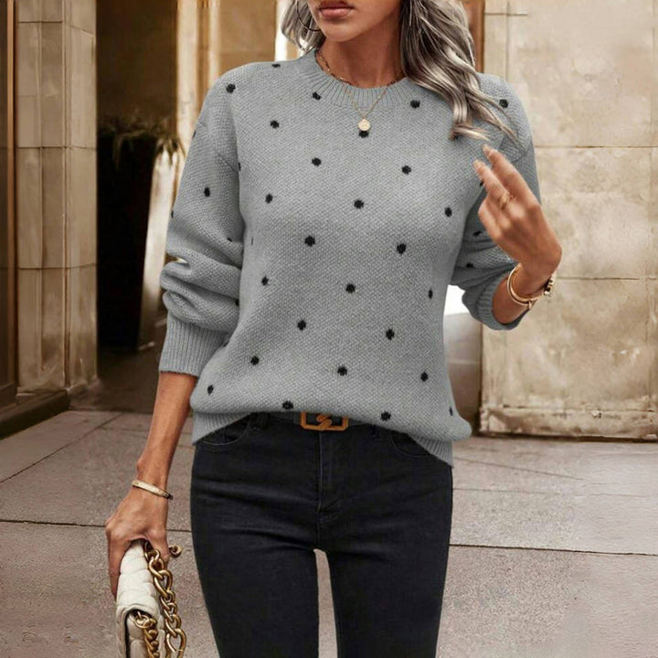 Tatum | Classic Dotted Sweater