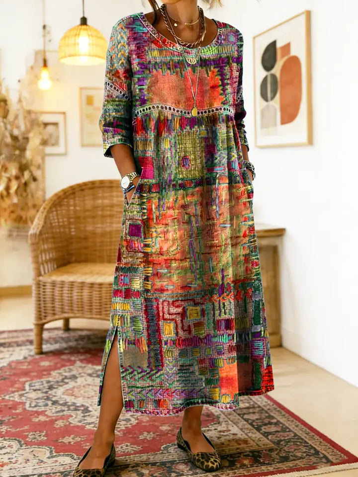 Manuela summer boho dress lifestyle