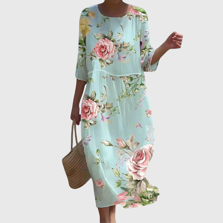 Hannah™ | Stylish Floral Maxi Dress