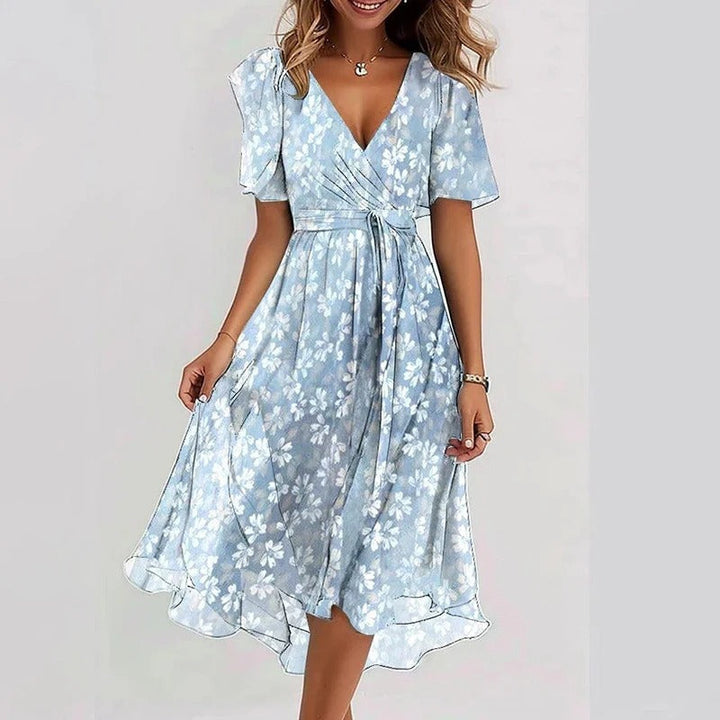 Yara | Light Blue Summer Dress