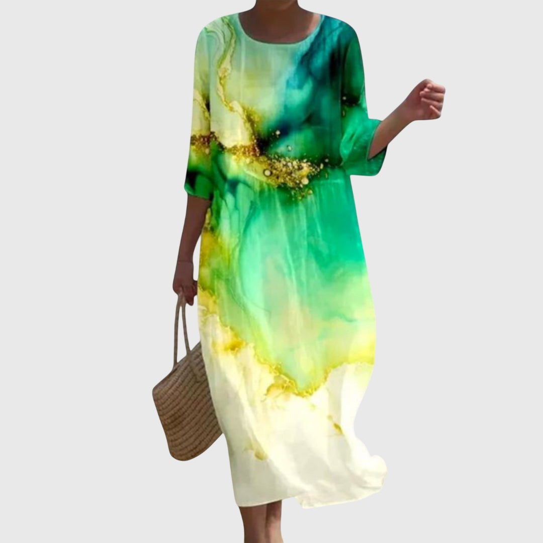 Hannah™ | Stylish Floral Maxi Dress