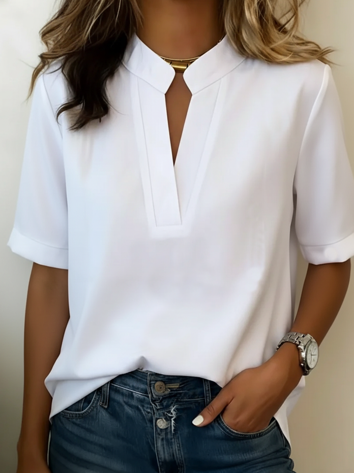 Elena | Relaxed Short Sleeve Shirt