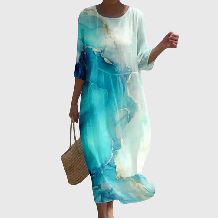 Hannah™ | Stylish Floral Maxi Dress