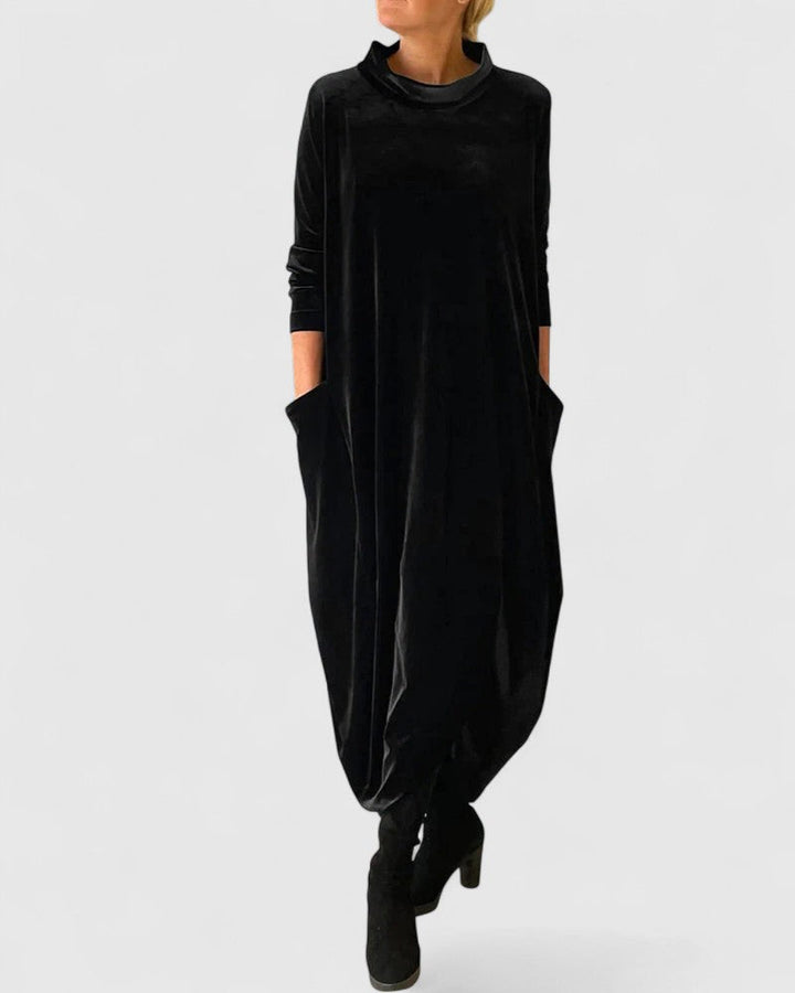 Margaret | Velvet Maxi Dress
