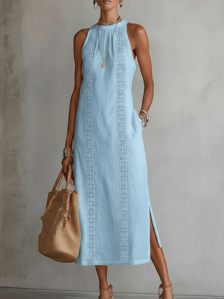 Clara™ | Relaxed Linen Midi Dress